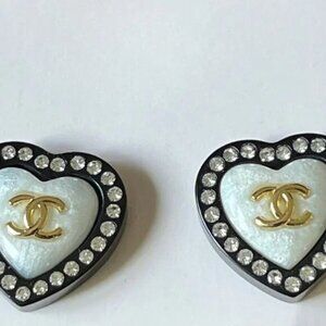 Chanel Heart Earrings